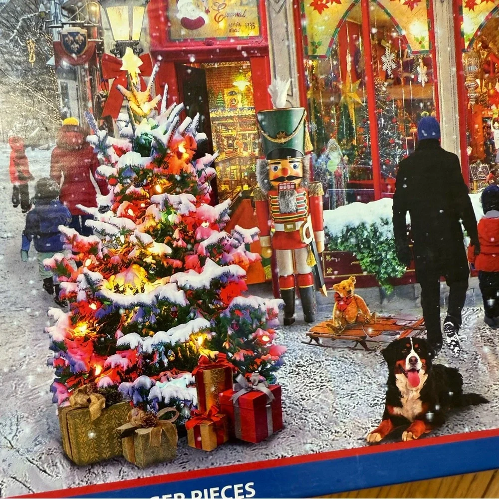 WHITE MOUNTAIN 1000pc Joy of Christmas jigsaw puzzle